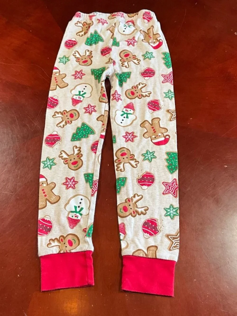 PJ Place Gingerbread Holiday Sleepwear Christmas Pajama Set Girls Sz 6